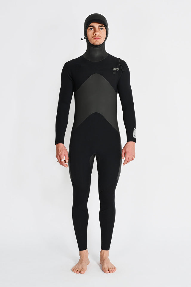 HAYDENSHAPES MENS FULLSUIT CHESTZIP 5/4MM HOOD