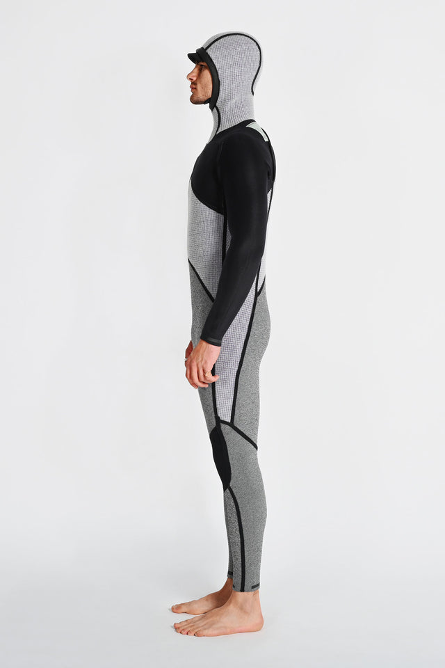 HAYDENSHAPES MENS FULLSUIT CHESTZIP 5/4MM HOOD