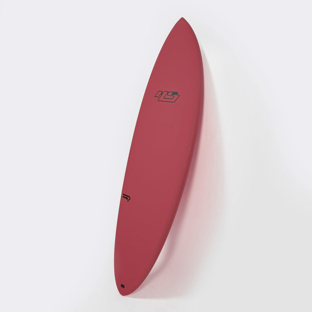 Hypto Krypto FutureFlex - Sultry Red Grunge - 5'9" FCS2 3 Fin