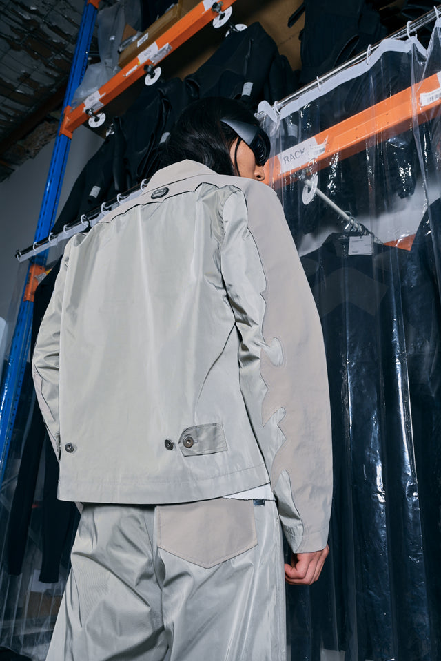 Wave Seam Nylon Pant Unisex