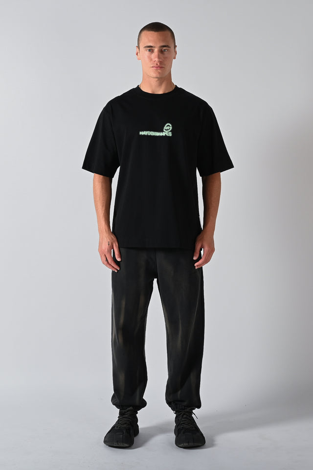 Volume Track Pants - Black Spray