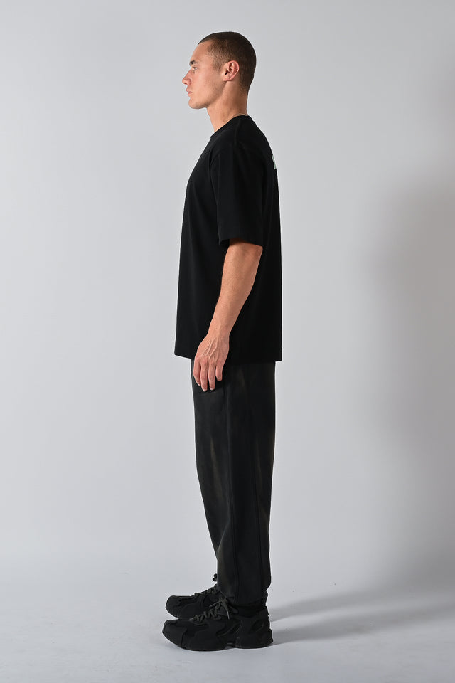 Volume Track Pants - Black Spray