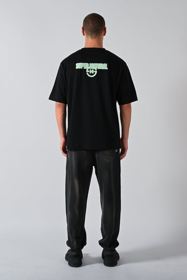 Volume Track Pants - Black Spray