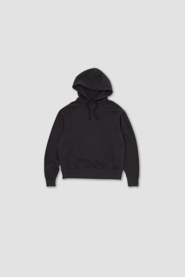 Resin Hooded Sweater - Black