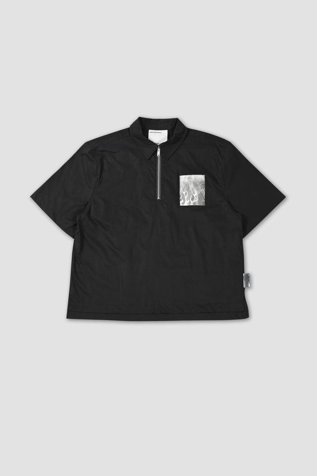 Solace Qtr Zip Shirt - Black