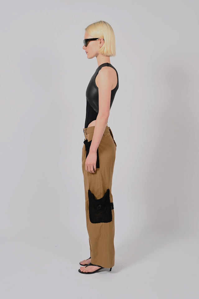 Net Pocket Cargo Pants Unisex