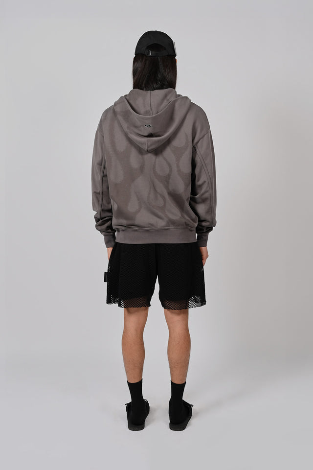 Flame Spray Zip Hood