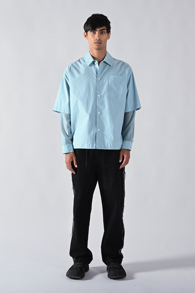 LS Double Layer Wave Seam Shirt