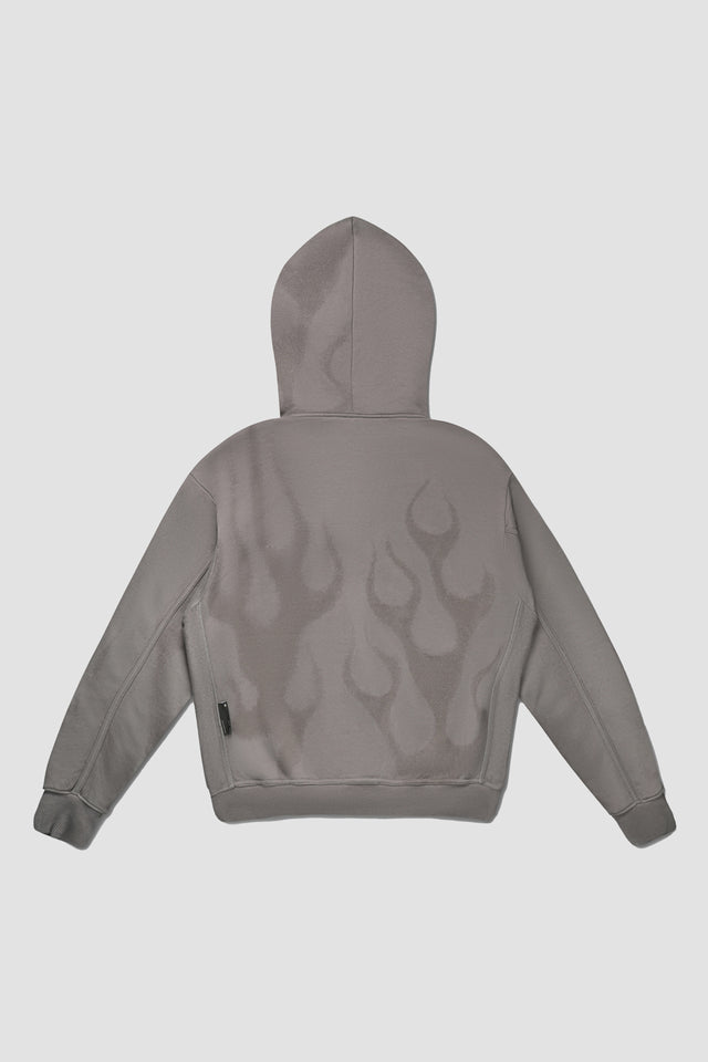 Flame Spray Zip Hood Unisex