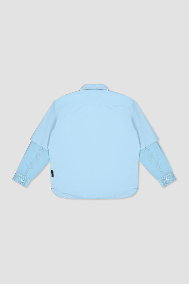 LS Double Layer Wave Seam Shirt Unisex