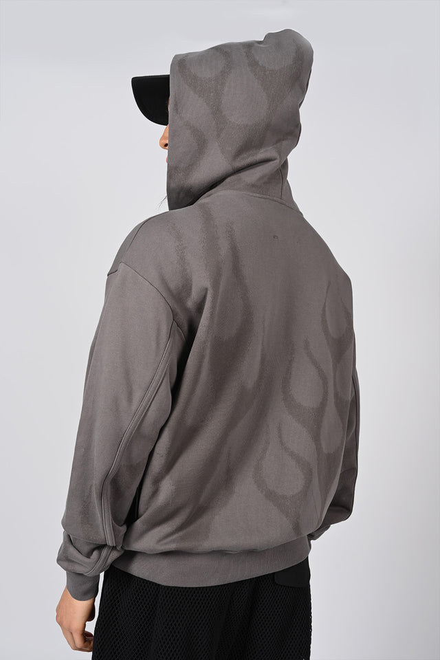 Flame Spray Zip Hood