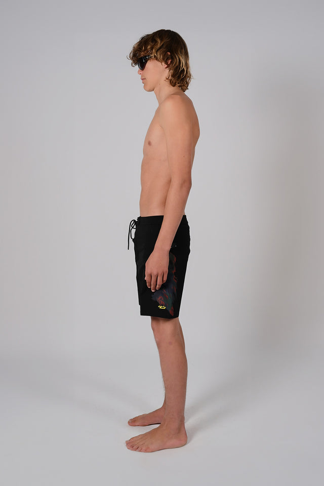 Full Rotation Boardshorts Bleached Flame