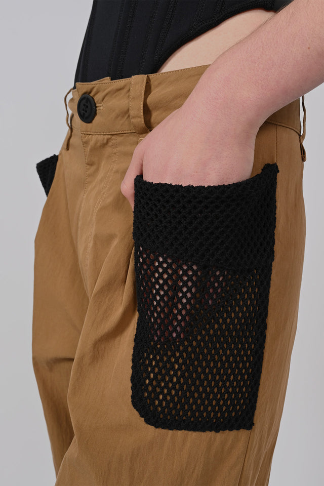 Net Pocket Cargo Pants Unisex