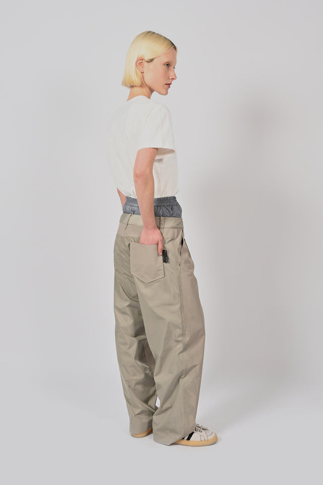 Wave Seam Nylon Pant Unisex