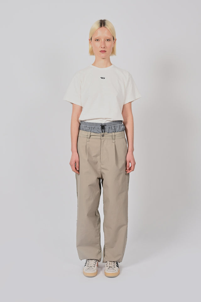 Wave Seam Nylon Pant Unisex