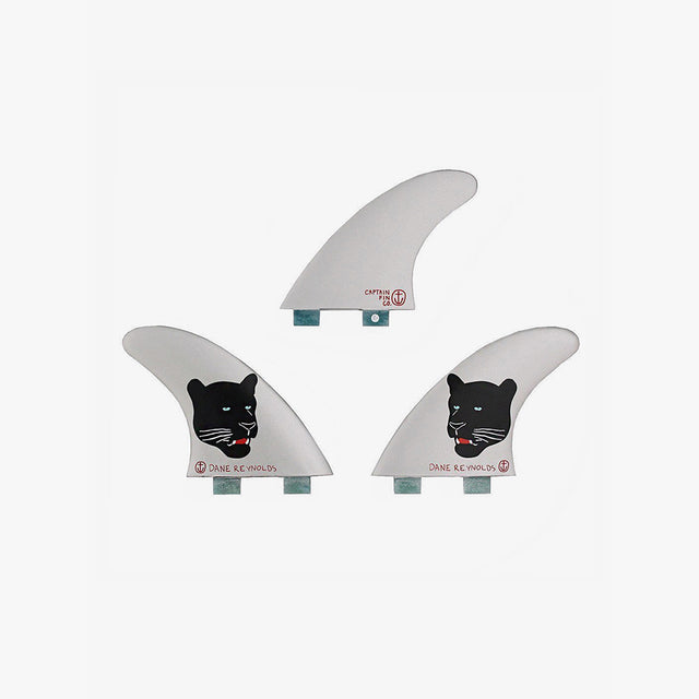 Dane Reynolds Captain Fins - Thruster - Large - Twin Tab
