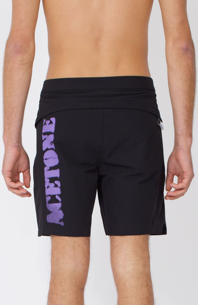 Full Rotation Boardshorts - Black Acetone
