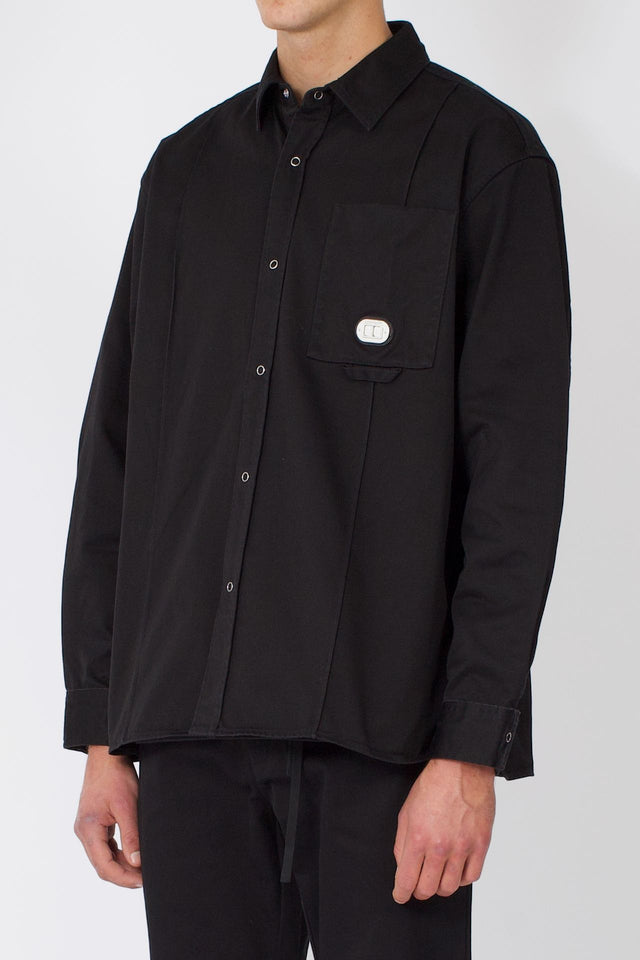 Concave Oversize Shirt - Black