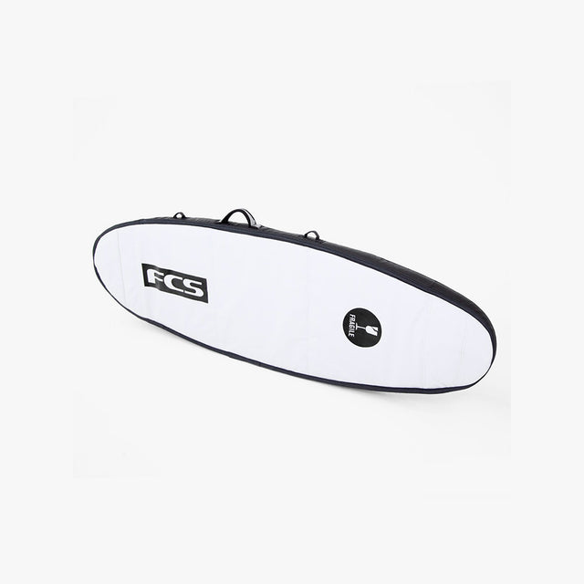 FCS Travel 1 Fun Board Surfboard Cover - Black/ Grey